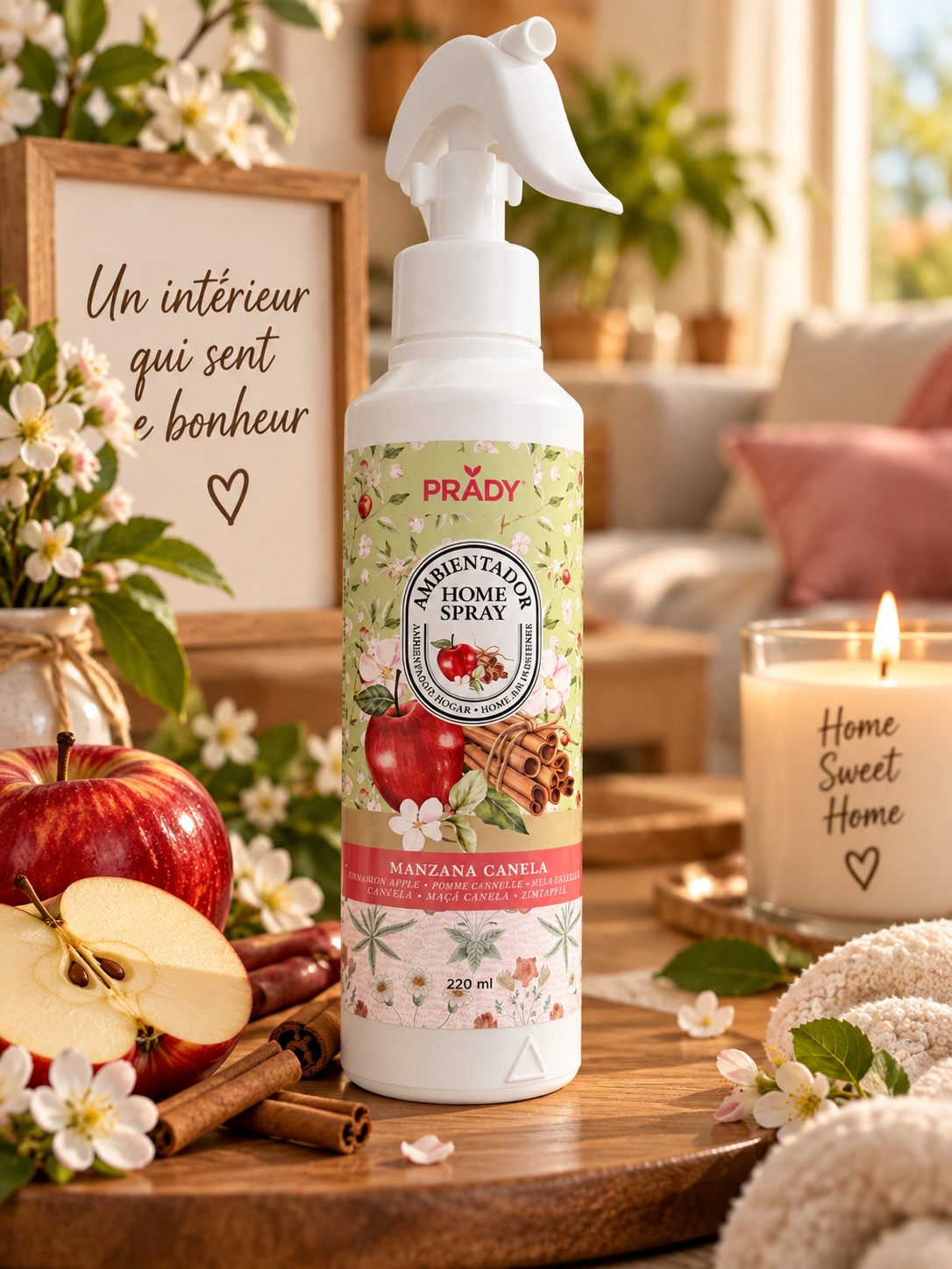 Spray maison Pomme cannelle