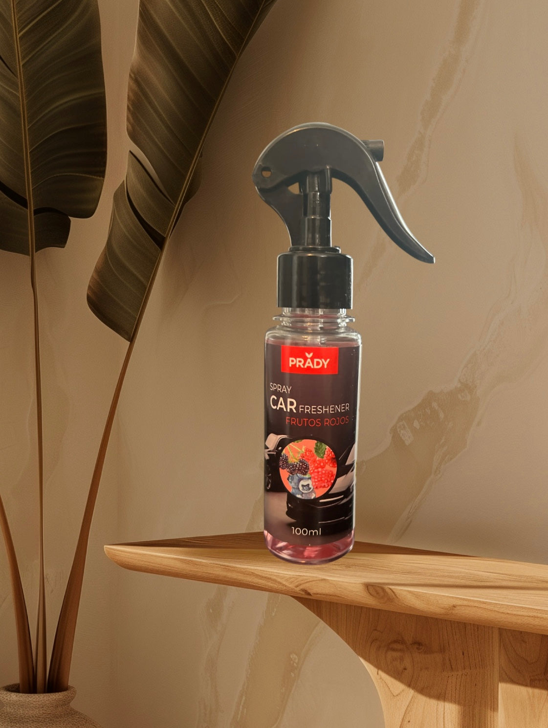 Spray voiture fruits rouge