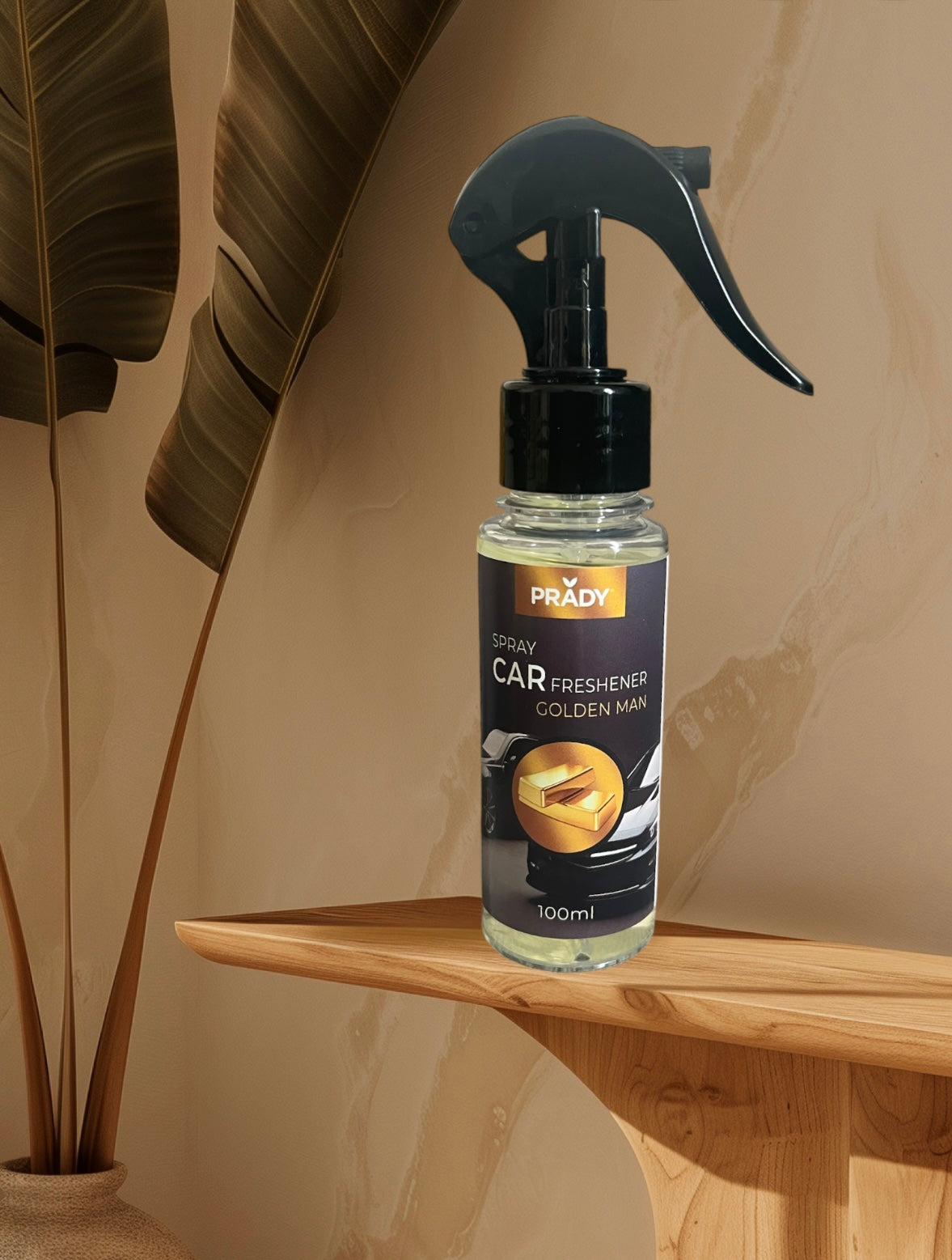 Spray voiture golden man