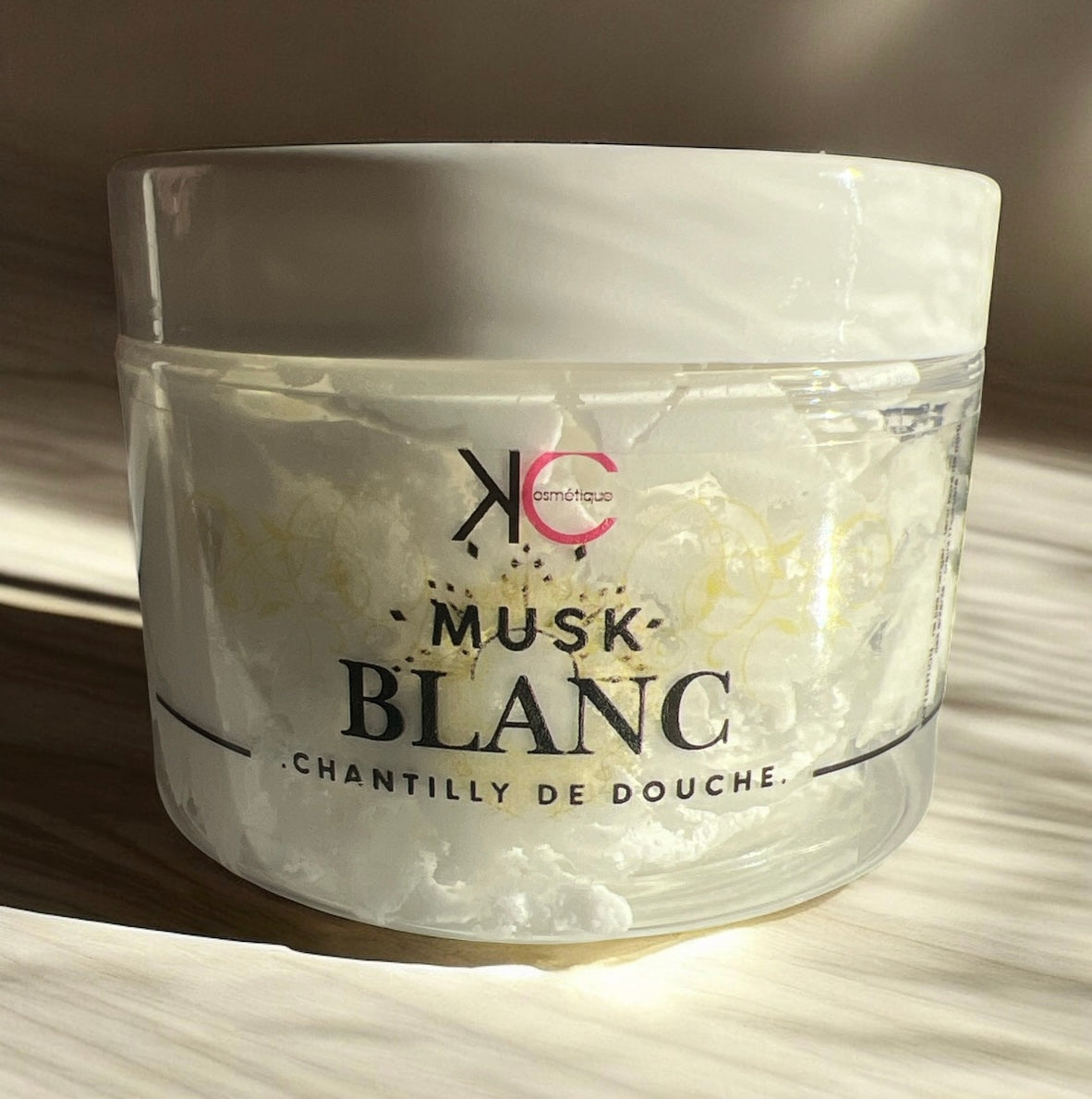 Chantilly de douche Musk blanc