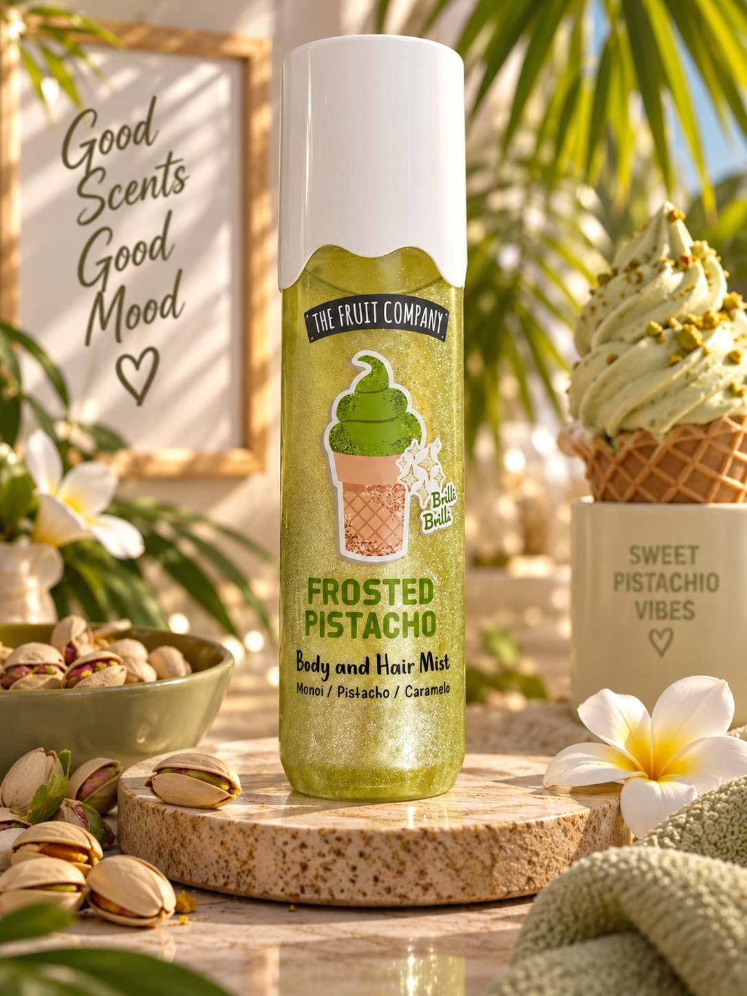 Brume pailleté Frosted Pistachio
