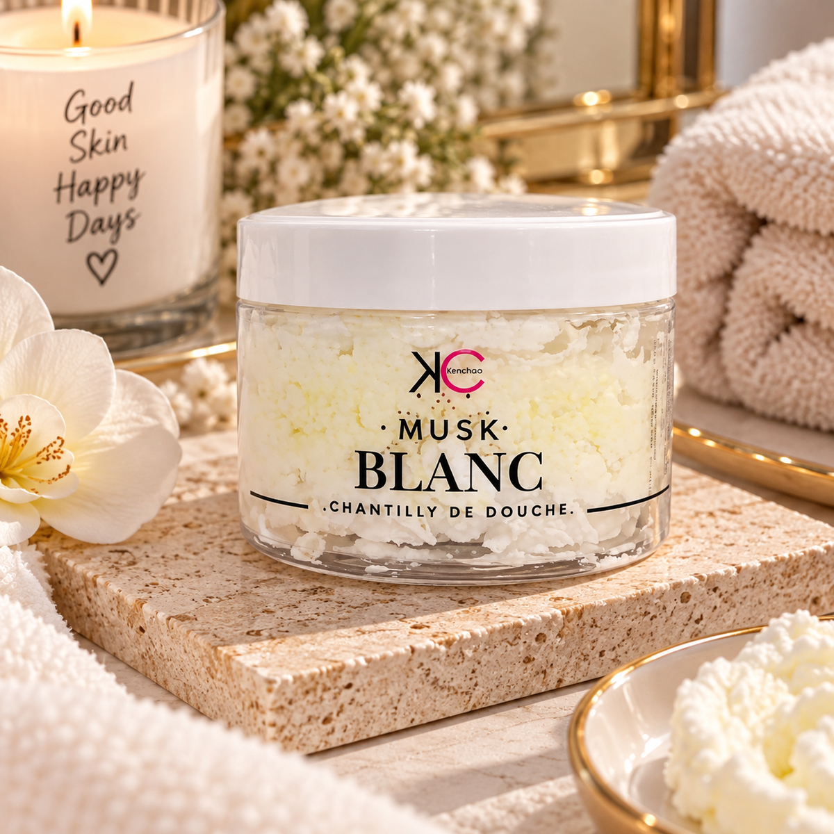 Chantilly de douche - Musc blanc