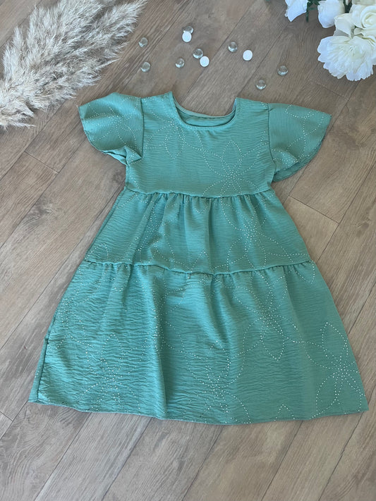 Robe Aurore verte